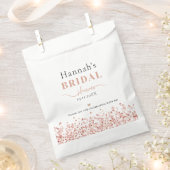 ブライダルシャワーバラ金ゴールドエレガントグリッターバッグ フェイバーバッグ (クリップ留めされた状態)