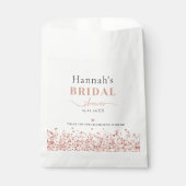 ブライダルシャワーバラ金ゴールドエレガントグリッターバッグ フェイバーバッグ (正面)