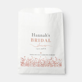 ブライダルシャワーバラ金ゴールドエレガントグリッターバッグ フェイバーバッグ