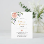 ブライダルシャワーバラ金ゴールドラベンダーフローラ招待 (スタンド正面)