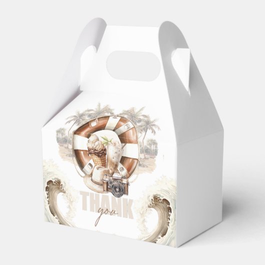 ブライダルシャワーパステルサンドビーチ フェイバーボックス (正面サイド)