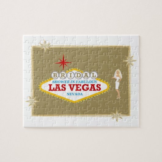 ブライダルシャワーパズルゲーム ジグソーパズル (横)