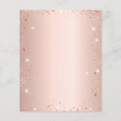 ブライダルシャワーパリバラエッフェルタワー招待 (裏面)