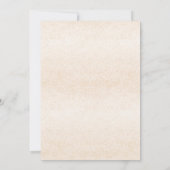 ブライダルシャワーパリフランスのーエッフェルタワーピンク金ゴールド 招待状 (裏面)