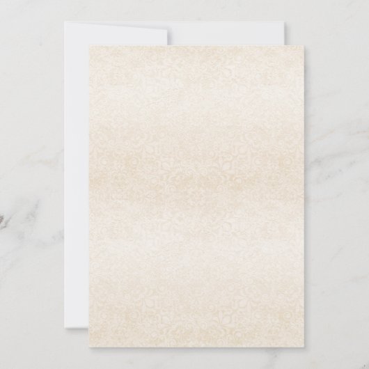 ブライダルシャワーパリフランスのーエッフェルタワーピンク金ゴールド 招待状 (裏面)