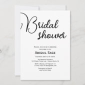 ブライダルシャワーパリ、エッフェルタワー、レッドバルーン 招待状 (正面)