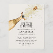 ブライダルシャワーパンパスグラスシャンパンブランチ チラシ (裏面)