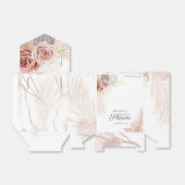 ブライダルシャワーパンパスグラステラコッタドライパームズ フェイバーボックス (折り畳みなし)