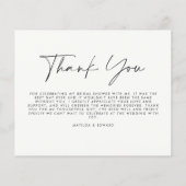 ブライダルシャワーパンパスグラスモダンボホエレガントータ チラシ (裏面)