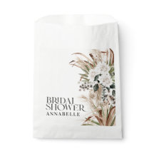 ブライダルシャワーパンパスグラスモダンボーホパーティー賛成