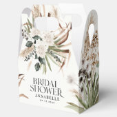 ブライダルシャワーパンパスブラックボモダンーホパーティー賛成 フェイバーボックス (オープン)