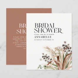 ブライダルシャワーパンパスユーカリモダンテラス