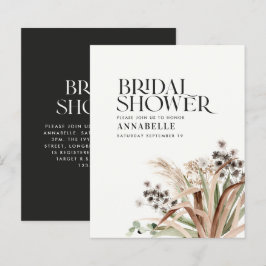 ブライダルシャワーパンパスユーカリモダンルスボホ