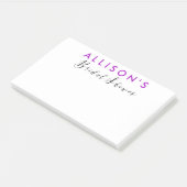 ブライダルシャワーパーソナライズされたの好意 ポストイット (アングル)