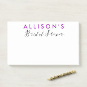 ブライダルシャワーパーソナライズされたの好意 ポストイット (デスク)