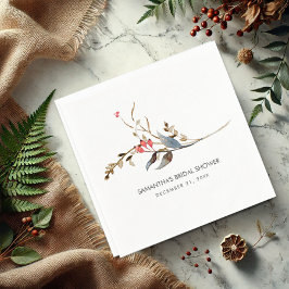 ブライダルシャワーパーソナライズされたナプキンス装飾品 スタンダードカクテルナプキン