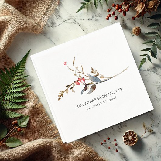 ブライダルシャワーパーソナライズされたナプキンス装飾品 スタンダードカクテルナプキン