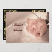 ブライダルシャワーパーティの招待状 招待状 (正面/裏面)