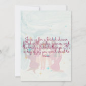 ブライダルシャワーパーティーカクテル招待状 招待状 (裏面)