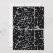 ブライダルシャワーパーティースケルトンハートハンズゴシック 招待状 (裏面)