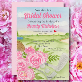 ブライダルシャワーパーティープオーニーズオンゴルフコース 招待状