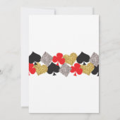 ブライダルシャワーパーティーラスベガスカジノロイヤル招待状 招待状 (裏面)