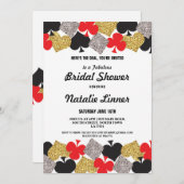 ブライダルシャワーパーティーラスベガスカジノロイヤル招待状 招待状 (正面/裏面)