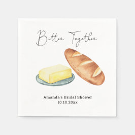 ブライダルシャワーパーティー Bread+Butter スタンダードカクテルナプキン