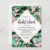 ブライダルシャワーパー葉ム 招待状 (正面)