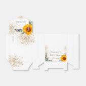 ブライダルシャワーヒマワリ感謝していカ フェイバーボックス (折り畳みなし)