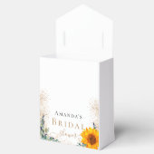 ブライダルシャワーヒマワリ感謝していカ フェイバーボックス (オープン)