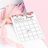 ブライダルシャワービンゴゲームカード 招待状