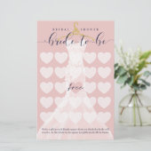 ブライダルシャワービンゴシック結婚のドレスシャワーゲーム (スタンド正面)