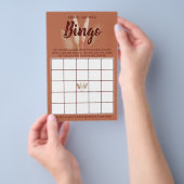 ブライダルシャワービンゴパンパスグラスゲームカード チラシ (ハンドル)