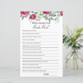 ブライダルシャワーピンクゲームを知っている (スタンド正面)