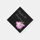 ブライダルシャワーピンクドッグウッドナプキンズ スタンダードカクテルナプキン (角)