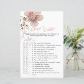 ブライダルシャワーピンクフローラのゲームの上または下 (スタンド正面)