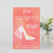 ブライダルシャワーピンクブライドへパーティーゲーム (スタンド正面)