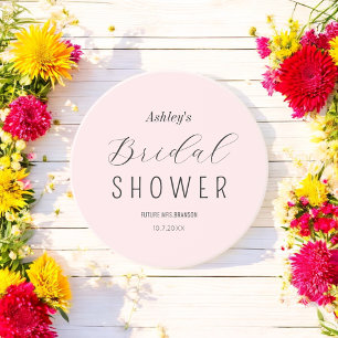 ブライダルシャワーピンクブラックシック コースター