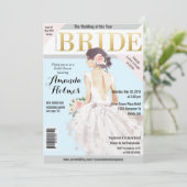 ブライダルシャワーファッションマガジン招待状 招待状 (スタンド正面)