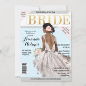 ブライダルシャワーファッションマガジン招待状 招待状 (正面)
