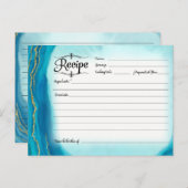 ブライダルシャワーファミリーレシピカードブルーゲーデゲート ポストカード (正面/裏面)