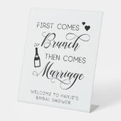 ブライダルシャワーファースト来ブランチ 台座サイン (正面)