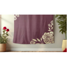 ブライダルシャワーフォトバックドランドブルゴーニュゴールデンバラ