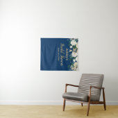 ブライダルシャワーフォトブース背景フォトプロップ金ゴールド タペストリー (インサイチュ(横))