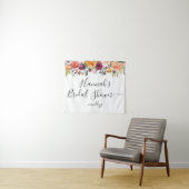 ブライダルシャワーフォトブース背景秋ボホプロップ タペストリー (インサイチュ(横))