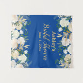 ブライダルシャワーフォトブースBackdrop Folidsフローラ タペストリー (正面(横))