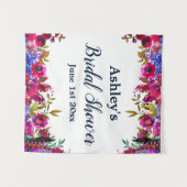 ブライダルシャワーフォトブースBackdrop Wildflower Prop タペストリー (正面(横))