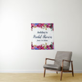 ブライダルシャワーフォトブースBackdrop Wildflower Prop タペストリー (インサイチュ)