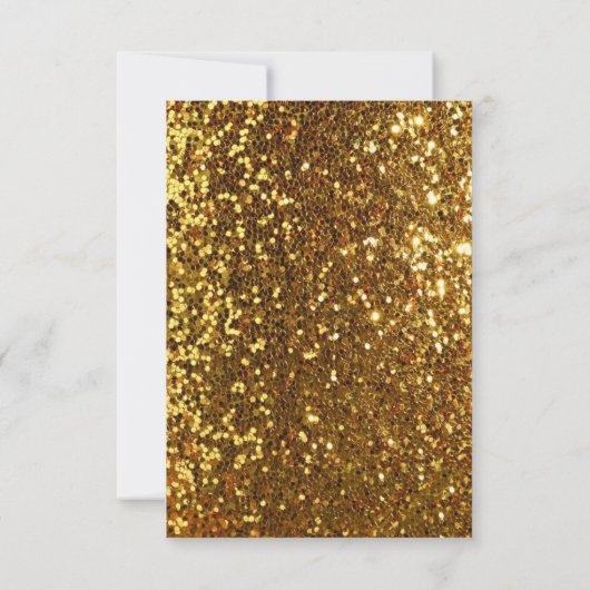 ブライダルシャワーフォトマルーンフローラ誕生日金ゴールド 招待状 (裏面)